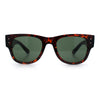 Womens Thick Plastic Horn Rim Hipster Fashion Rectangle Retro Sunglasses