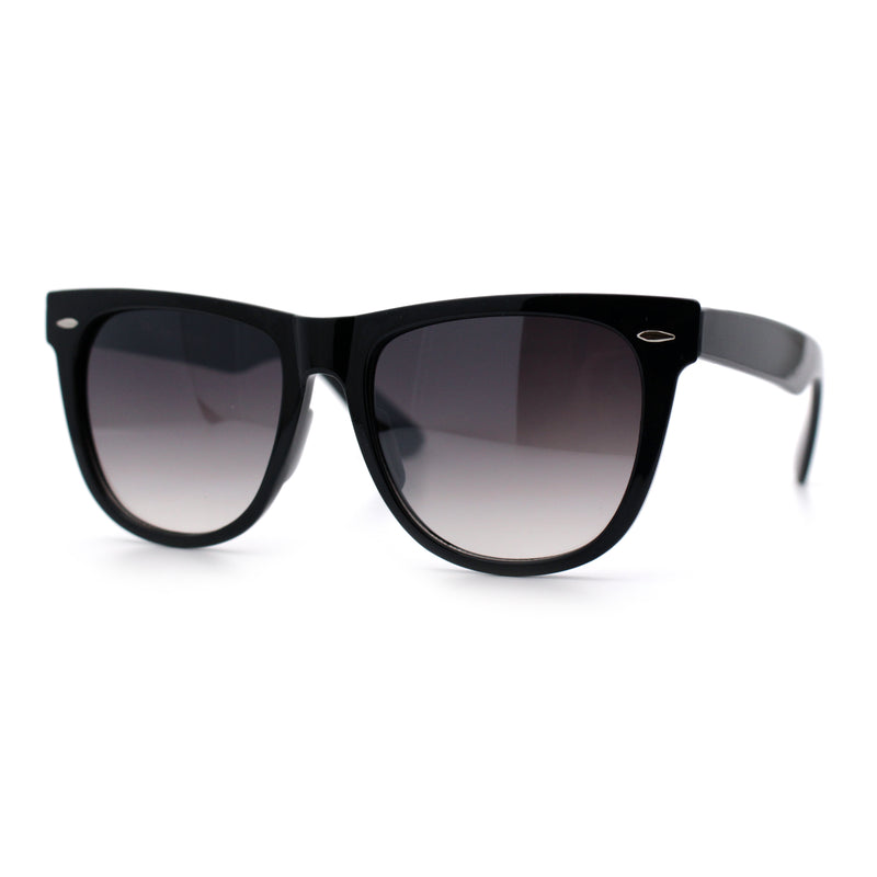 Iconic Oversize Retro Horn Rim Hipster Fashion Plastic Sunglasses
