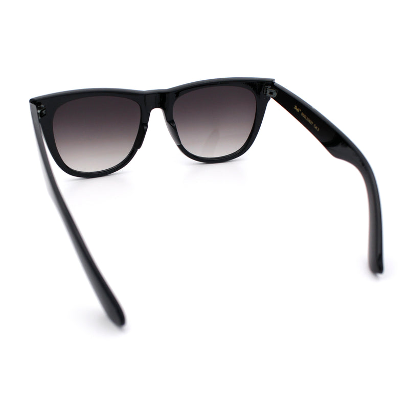 Iconic Oversize Retro Horn Rim Hipster Fashion Plastic Sunglasses
