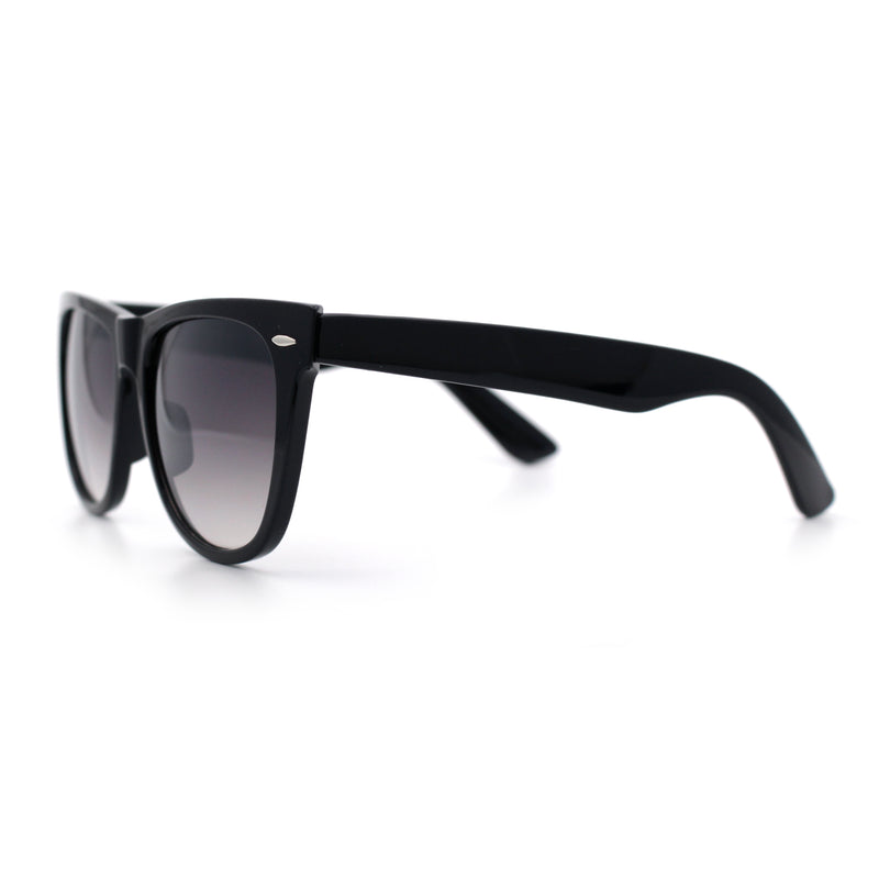 Iconic Oversize Retro Horn Rim Hipster Fashion Plastic Sunglasses