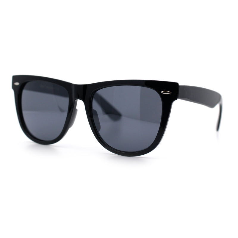 Iconic Oversize Retro Horn Rim Hipster Fashion Plastic Sunglasses