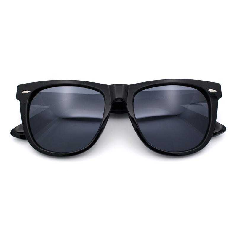 Iconic Oversize Retro Horn Rim Hipster Fashion Plastic Sunglasses