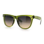 Iconic Oversize Retro Horn Rim Hipster Fashion Plastic Sunglasses