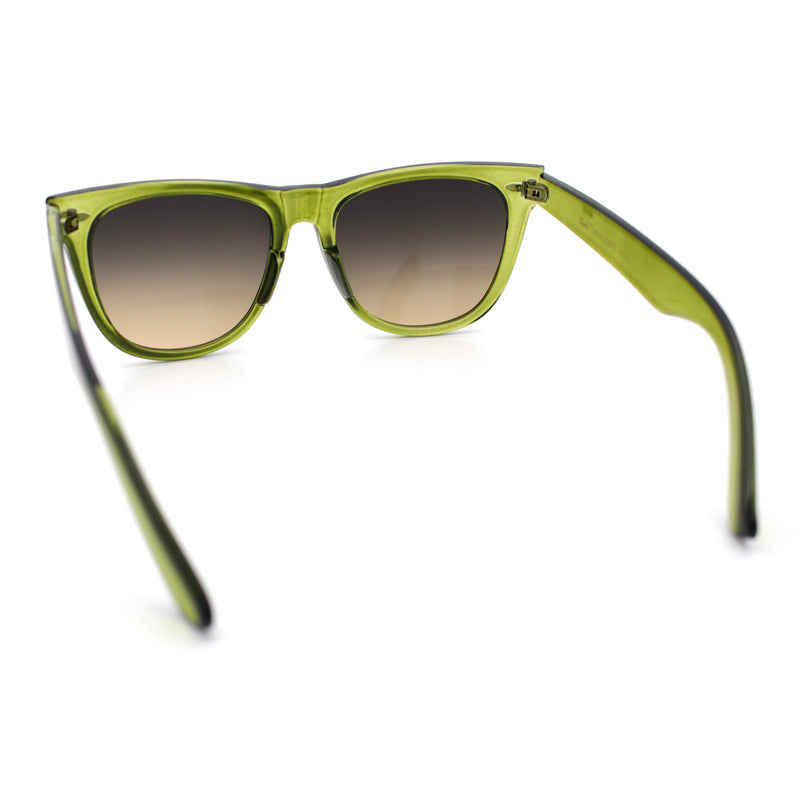 Iconic Oversize Retro Horn Rim Hipster Fashion Plastic Sunglasses