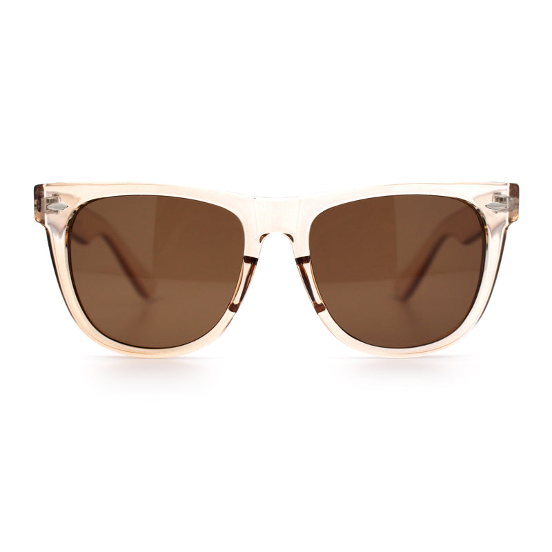 Iconic Oversize Retro Horn Rim Hipster Fashion Plastic Sunglasses