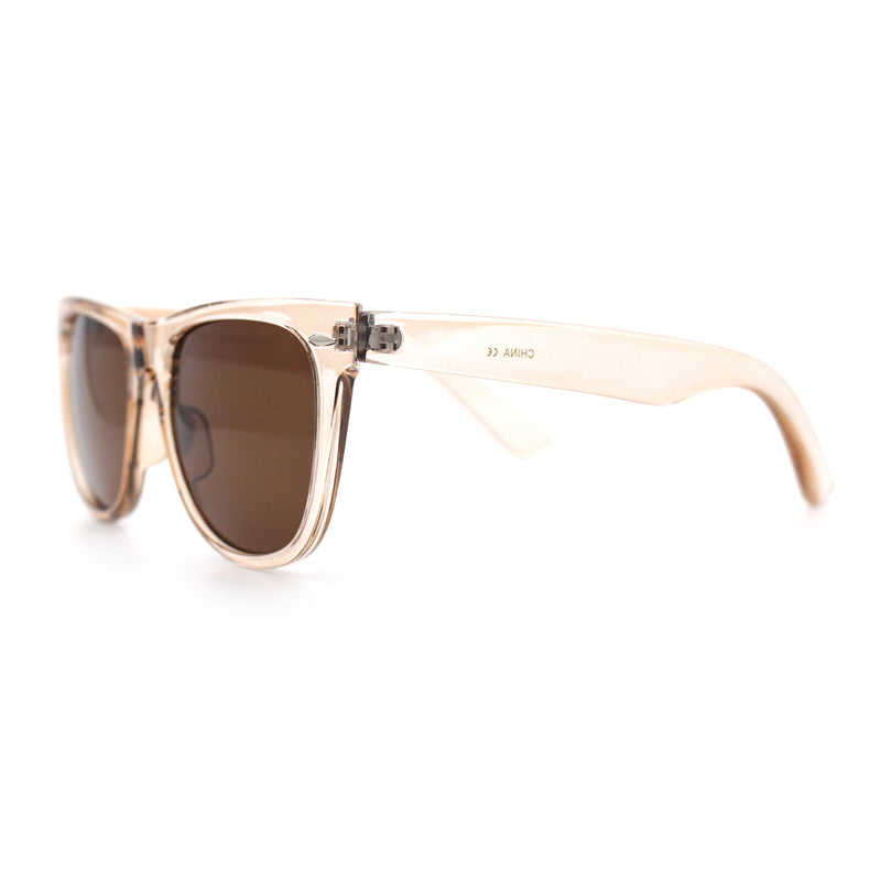 Iconic Oversize Retro Horn Rim Hipster Fashion Plastic Sunglasses