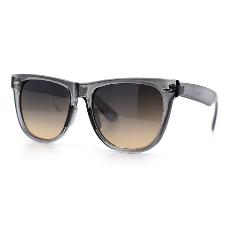 Iconic Oversize Retro Horn Rim Hipster Fashion Plastic Sunglasses