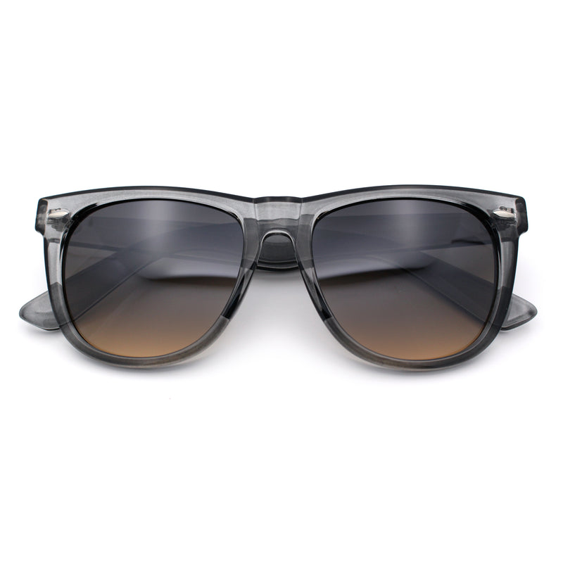 Iconic Oversize Retro Horn Rim Hipster Fashion Plastic Sunglasses