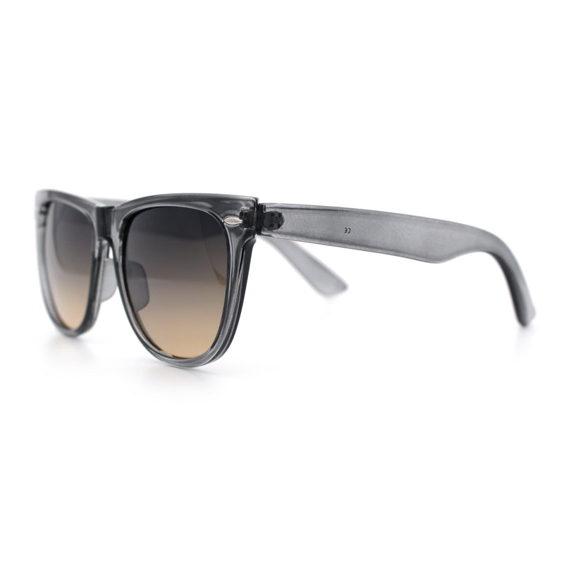 Iconic Oversize Retro Horn Rim Hipster Fashion Plastic Sunglasses