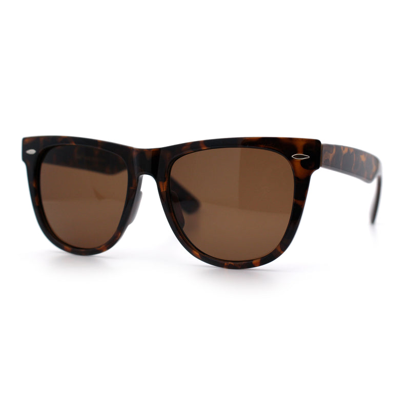 Iconic Oversize Retro Horn Rim Hipster Fashion Plastic Sunglasses