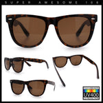 Iconic Oversize Retro Horn Rim Hipster Fashion Plastic Sunglasses