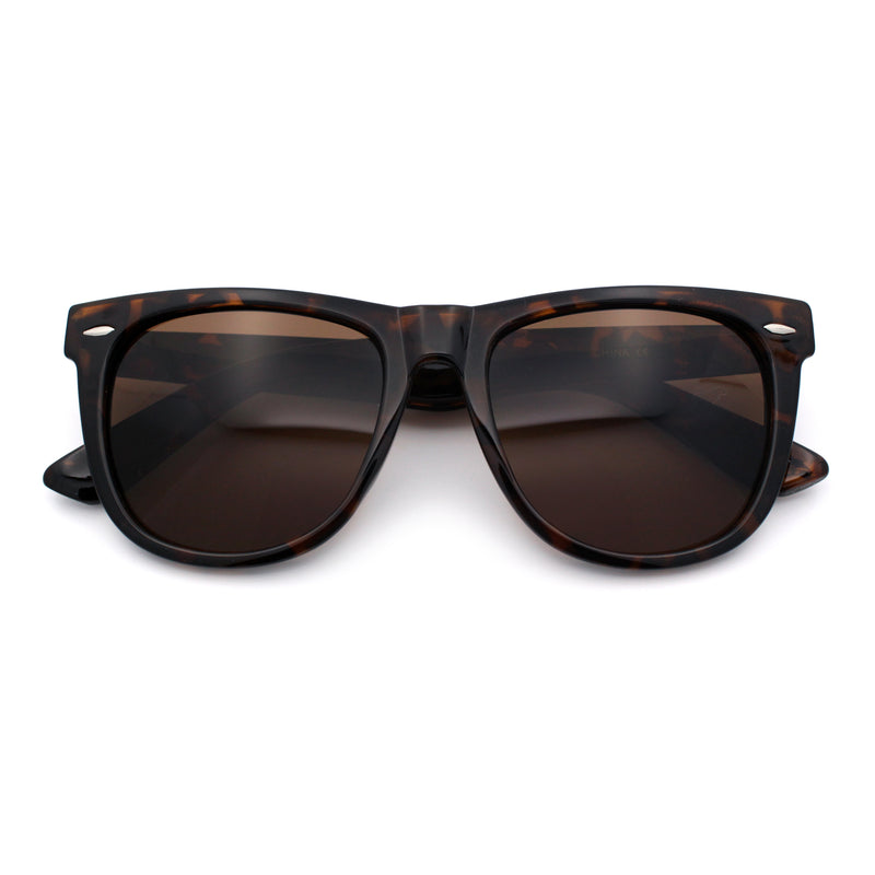 Iconic Oversize Retro Horn Rim Hipster Fashion Plastic Sunglasses