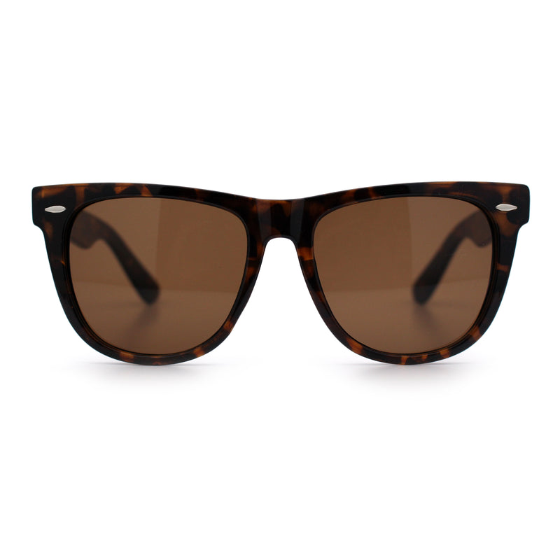 Iconic Oversize Retro Horn Rim Hipster Fashion Plastic Sunglasses