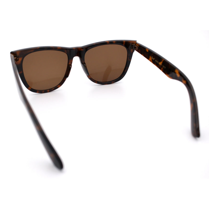 Iconic Oversize Retro Horn Rim Hipster Fashion Plastic Sunglasses