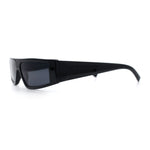Retro Angular Triangle Narrow Flat Top Plastic Minimal Fashion Sunglasses