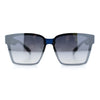 Retro Rimless Horn Rim Plastic Rectangular Classy Fashion Sunglasses