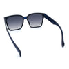 Retro Rimless Horn Rim Plastic Rectangular Classy Fashion Sunglasses