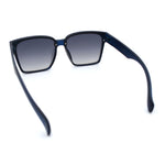 Retro Rimless Horn Rim Plastic Rectangular Classy Fashion Sunglasses