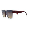 Retro Rimless Horn Rim Plastic Rectangular Classy Fashion Sunglasses