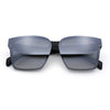 Retro Rimless Horn Rim Plastic Rectangular Classy Fashion Sunglasses