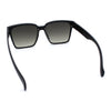 Retro Rimless Horn Rim Plastic Rectangular Classy Fashion Sunglasses