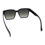 Retro Rimless Horn Rim Plastic Rectangular Classy Fashion Sunglasses