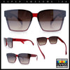 Retro Rimless Horn Rim Plastic Rectangular Classy Fashion Sunglasses