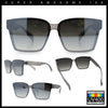 Retro Rimless Horn Rim Plastic Rectangular Classy Fashion Sunglasses