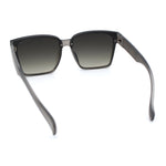Retro Rimless Horn Rim Plastic Rectangular Classy Fashion Sunglasses