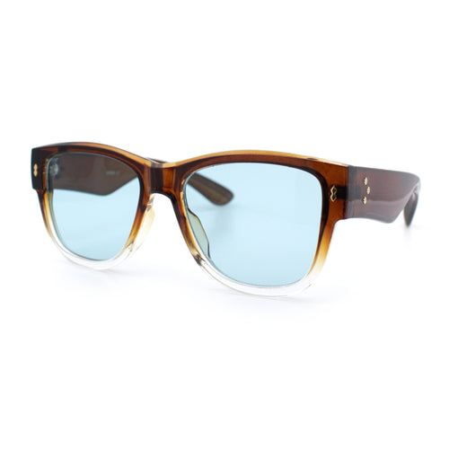 Retro Gentlemanly Vintage Style Horn Rim Hipster Plastic Sunglasses