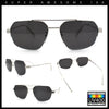 Mens Luxury Half Rim Metal Frame Rectangular Euro Fashion Sunglasses