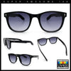 Gentlemanly Retro Horn Rim Hipster Fashion Plastic Sunglasses