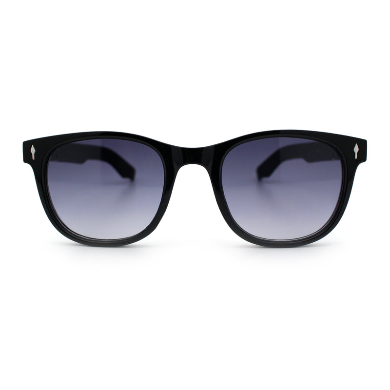 Gentlemanly Retro Horn Rim Hipster Fashion Plastic Sunglasses