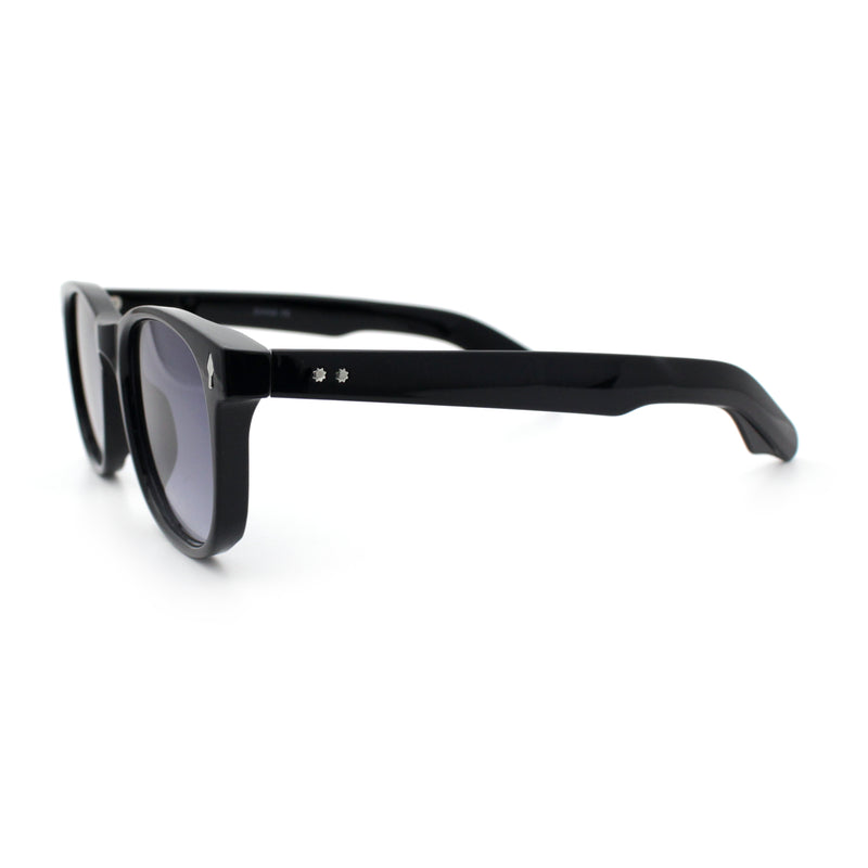 Gentlemanly Retro Horn Rim Hipster Fashion Plastic Sunglasses