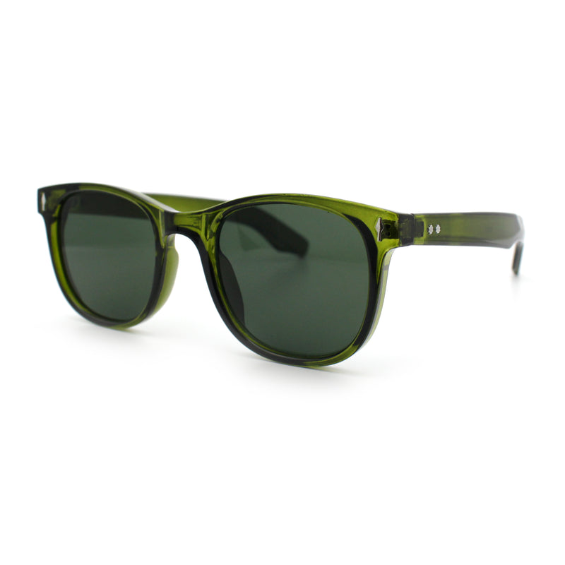Gentlemanly Retro Horn Rim Hipster Fashion Plastic Sunglasses