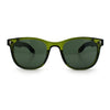 Gentlemanly Retro Horn Rim Hipster Fashion Plastic Sunglasses