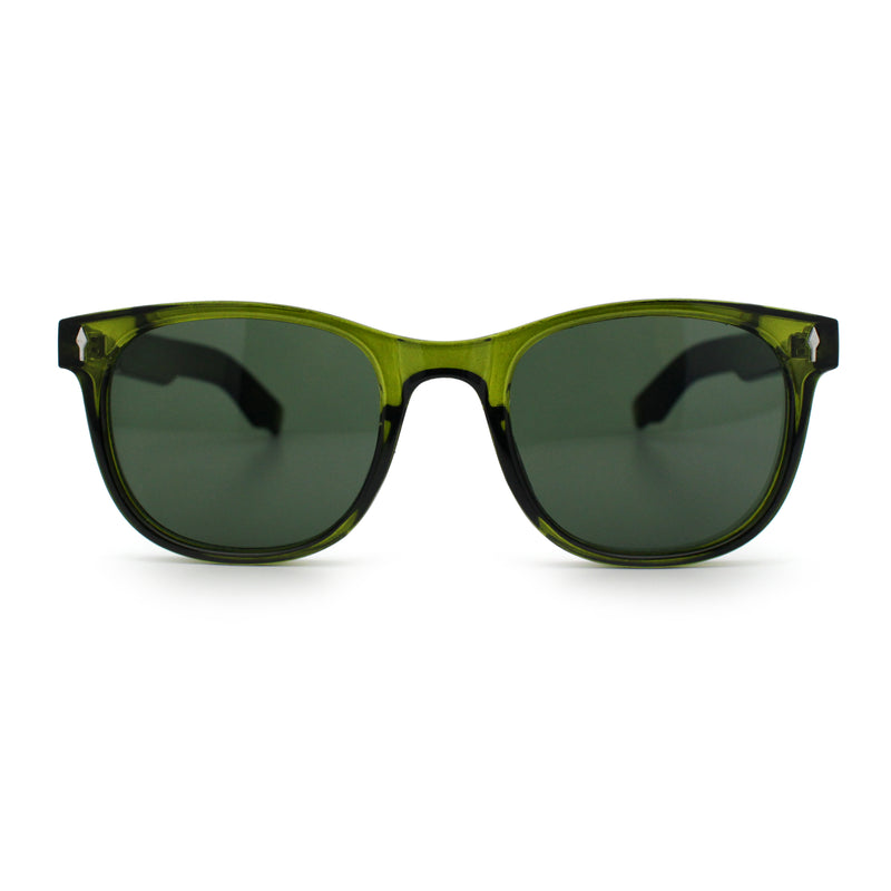 Gentlemanly Retro Horn Rim Hipster Fashion Plastic Sunglasses