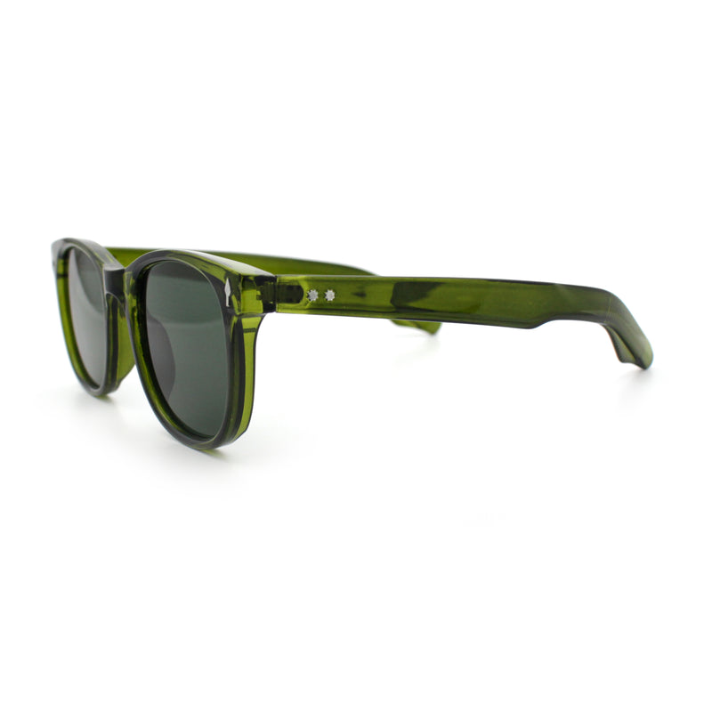 Gentlemanly Retro Horn Rim Hipster Fashion Plastic Sunglasses