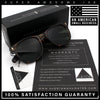 Gentlemanly Retro Horn Rim Hipster Fashion Plastic Sunglasses
