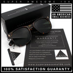 Gentlemanly Retro Horn Rim Hipster Fashion Plastic Sunglasses