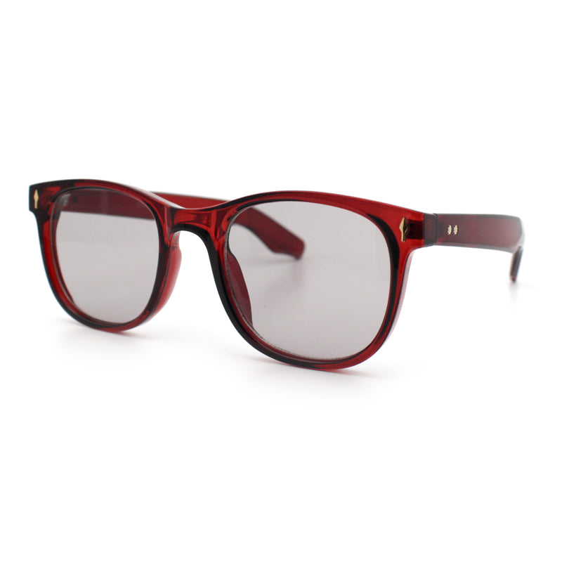 Gentlemanly Retro Horn Rim Hipster Fashion Plastic Sunglasses