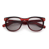 Gentlemanly Retro Horn Rim Hipster Fashion Plastic Sunglasses