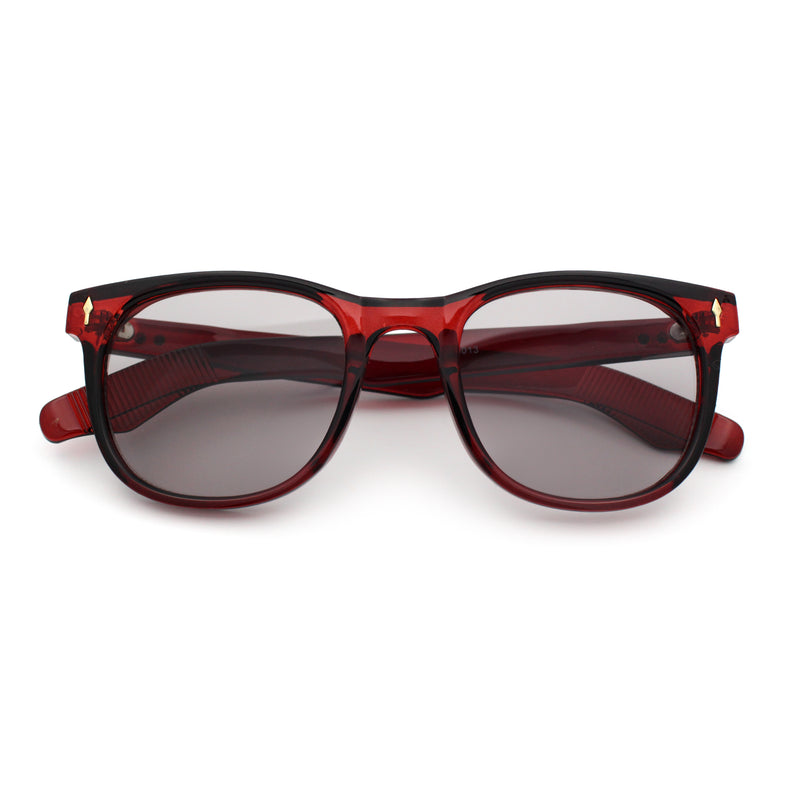 Gentlemanly Retro Horn Rim Hipster Fashion Plastic Sunglasses