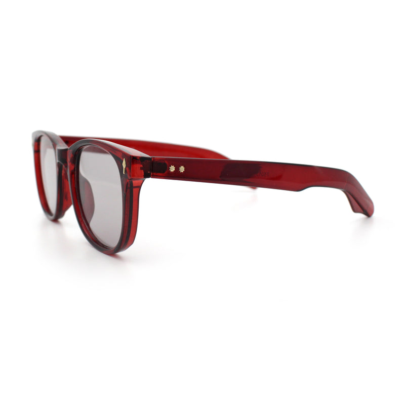 Gentlemanly Retro Horn Rim Hipster Fashion Plastic Sunglasses