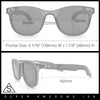 Gentlemanly Retro Horn Rim Hipster Fashion Plastic Sunglasses