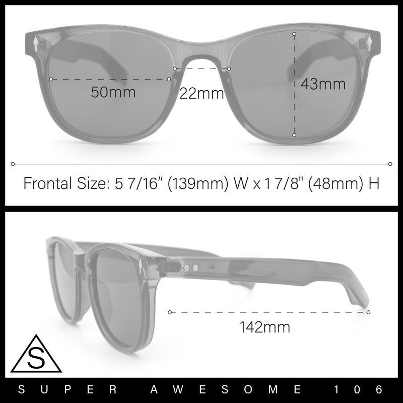 Gentlemanly Retro Horn Rim Hipster Fashion Plastic Sunglasses