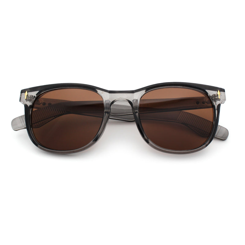 Gentlemanly Retro Horn Rim Hipster Fashion Plastic Sunglasses