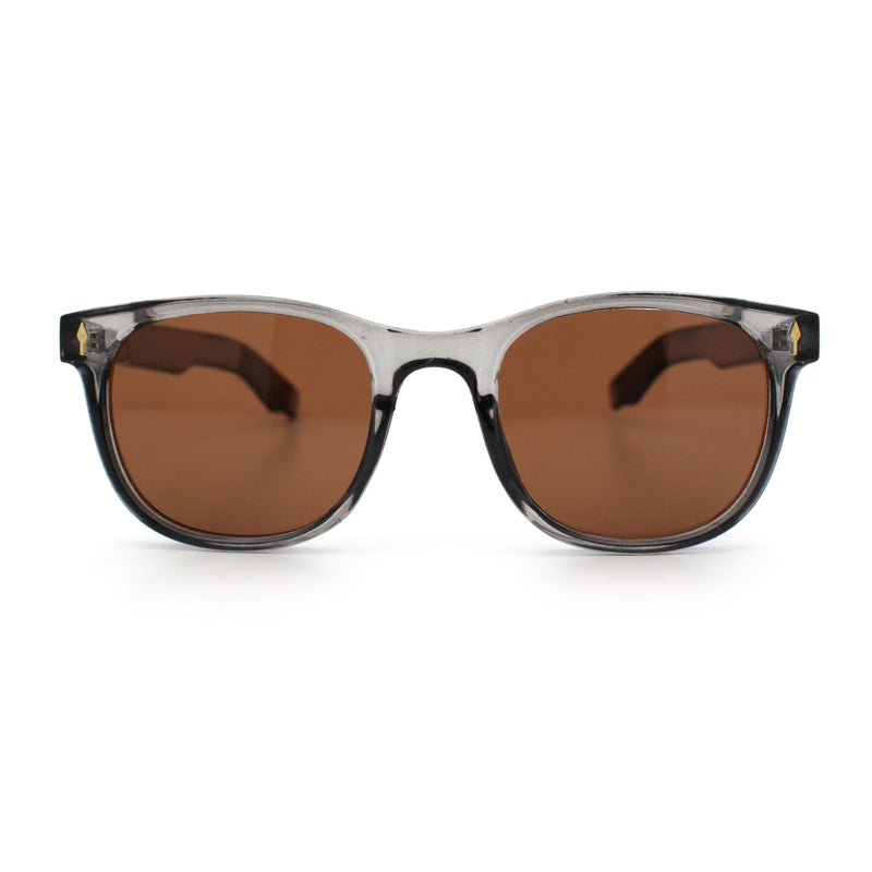 Gentlemanly Retro Horn Rim Hipster Fashion Plastic Sunglasses