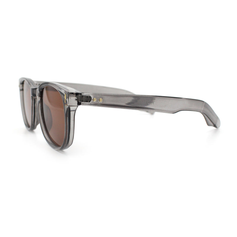 Gentlemanly Retro Horn Rim Hipster Fashion Plastic Sunglasses