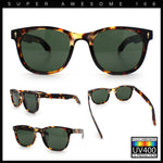 Gentlemanly Retro Horn Rim Hipster Fashion Plastic Sunglasses